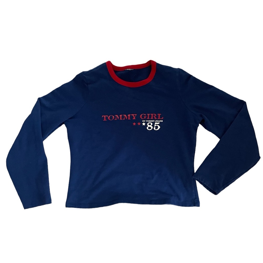Vintage Tommy Hilfiger Cropped Sweatshirt